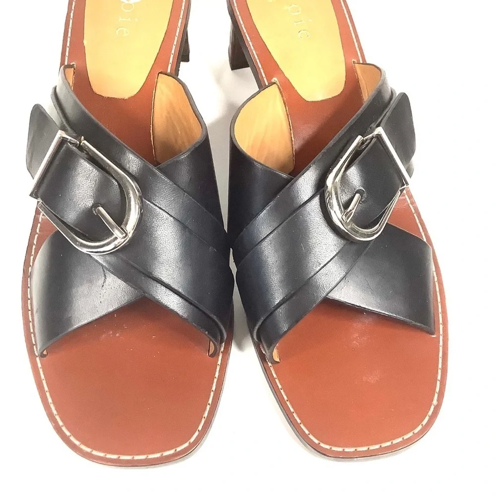 Joie | Landri Buckle Leather Mules